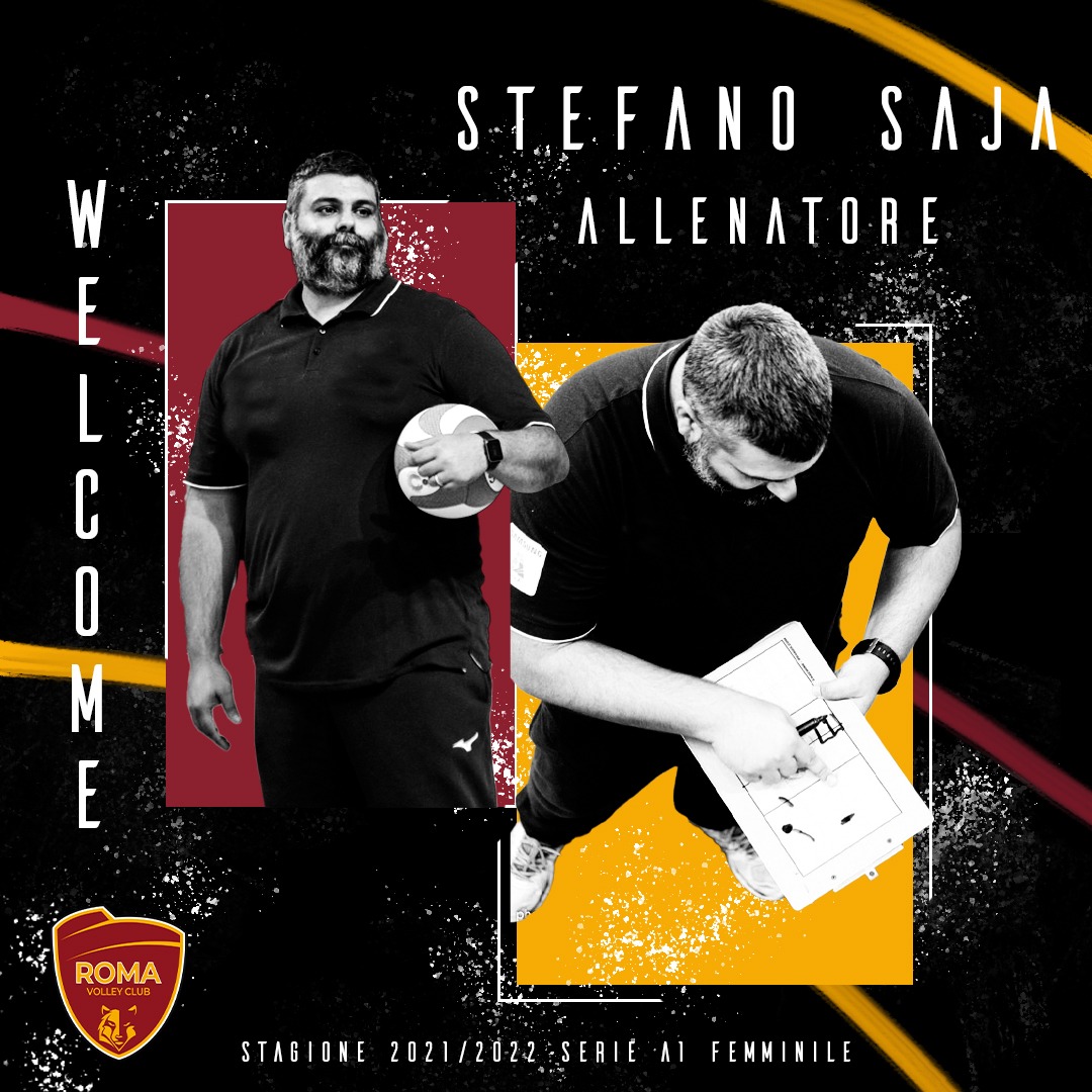 Stefano Saja è il nuovo allenatore dellAcqua Sapone Roma Volley Club